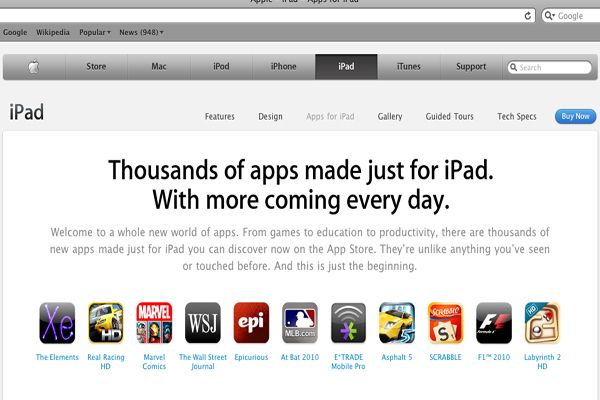 iPad apps