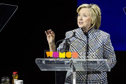 Hillary Clinton at the Women in World Summit 