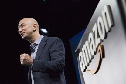Amazon CEO Jeff Bezos in Seattle