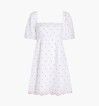 The Matilda Mini Dress - Cherry Organza Dot