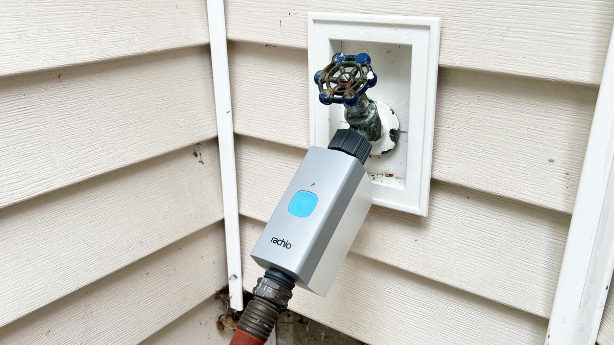 Rachio smart hose timer on spout