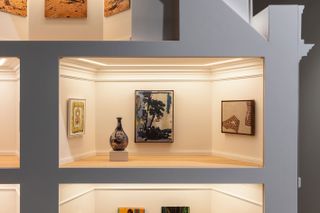 Installation views of ‘Masterpieces in Miniature: The 2021 Model Art Gallery’ at Pallant House Gallery