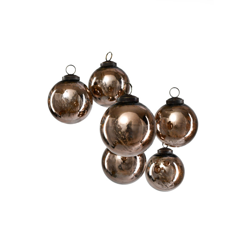 The Holiday Aisle® Decorative Glass Ball Ornament & Reviews | Wayfair