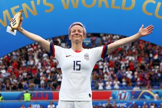 Megan Rapinoe winning the 2019 Golden Boot