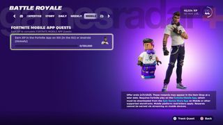 Fortnite Mobile App Quests in Chapter 6 Season 1