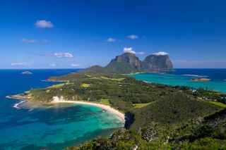 places celebrities vacation Lord Howe Island