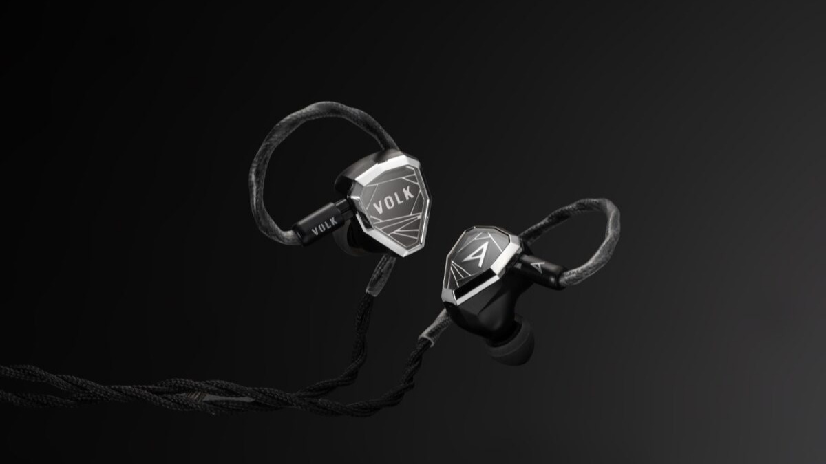 Astell &amp;amp; Kern Stella IEMS on a black background