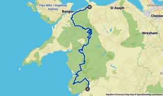 The Trans-Snowdonia Route Map