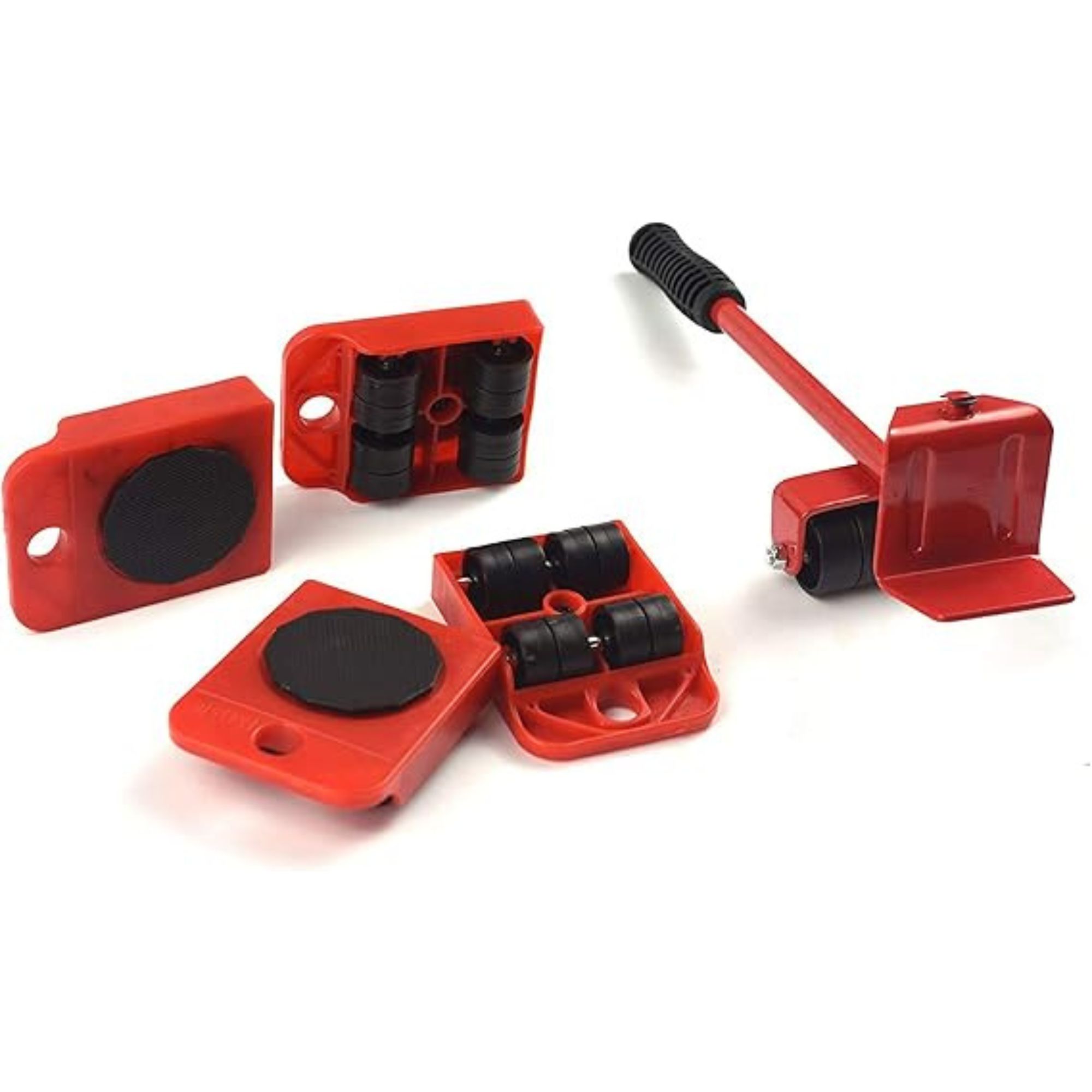 5 Packs Furniture Lifter Tool Set - Heavy Furniture Movers Sliders with 4 Wheels for Easy and Safe Moving
