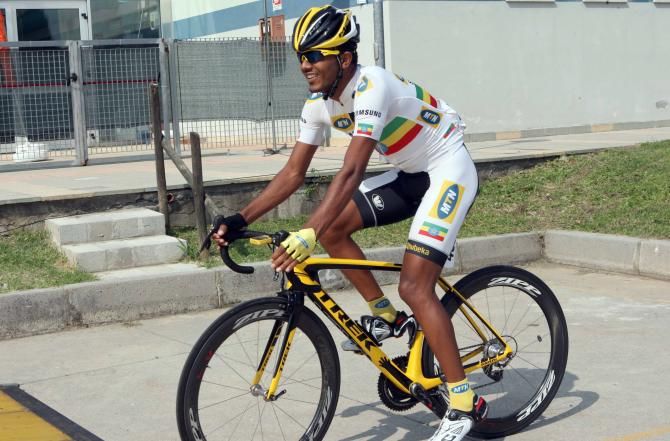Ethiopian champion Tsgabu Grmay (MTN-Qhubeka).