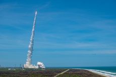 An Atlas V rocket carrying a missile-warning satellite lifted off from Cape Canaveral Space Force Station in Florida on May 18, 2021. 