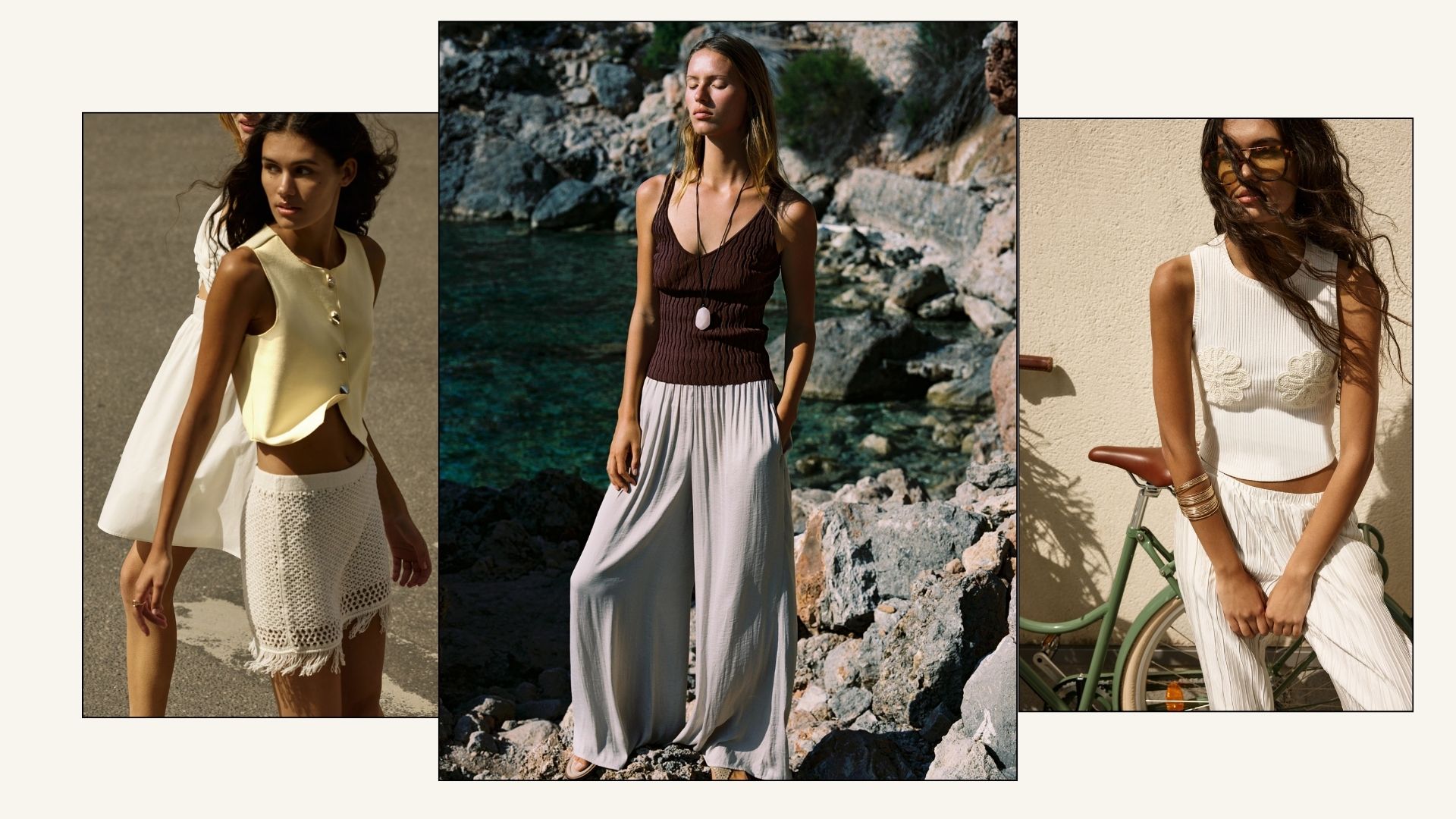 models wearing new summer collections