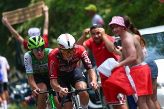 Tour de France stage 7 LIVE: Two riders still up the road as peloton tries to bring them back for a sprint finish
