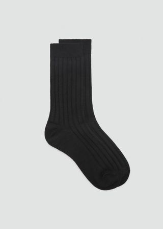 Ribbed Wool Blend Socks - Women | Mango United Kingdom