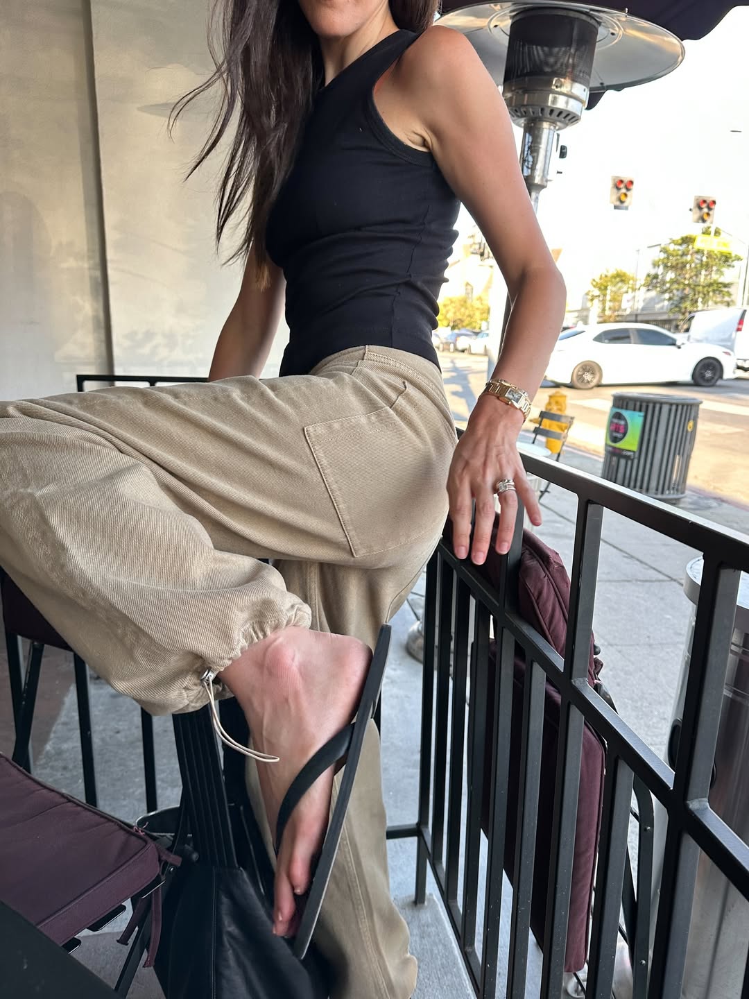 khaki jeans