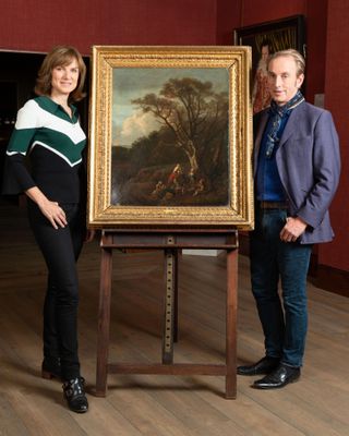 Fiona Bruce and Philip Mould inFake or Fortune?