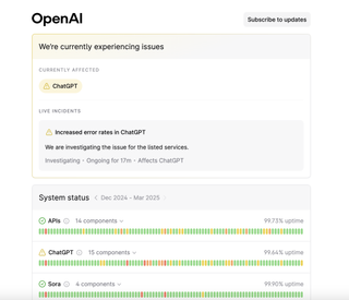 ChatGPT outage