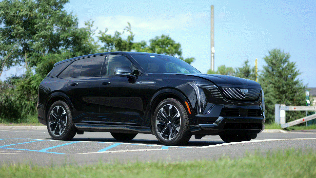 2025 Cadillac Escalade IQ frunk opening.