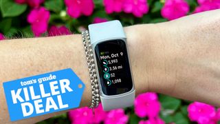 Fitbit Charge 6 on a women's wrist