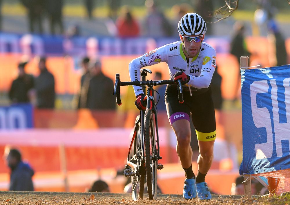 Felipe Orts Lloret competes in round 4 of the UCI Cyclo-cross World Cup in Tabor