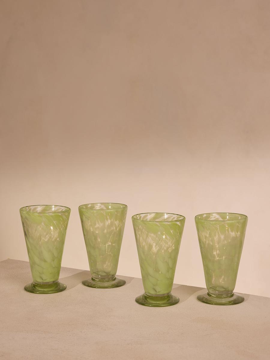 Purton Highball, Set of Four, Pistachio