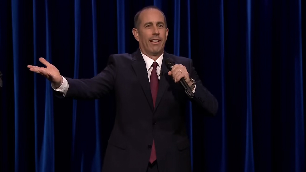 Jerry Seinfeld doing standing