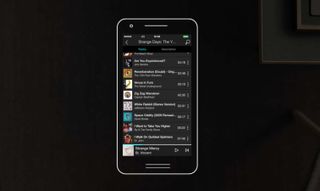 Tidal Hi-Fi's app interface