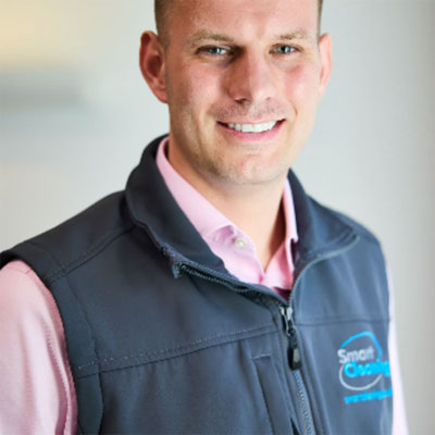 cleaning expert Benjamin Hirst from Smart Cleaning