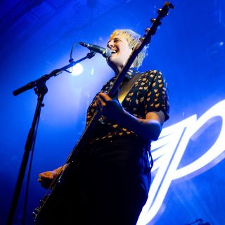 Emma Richardson with the Pixies