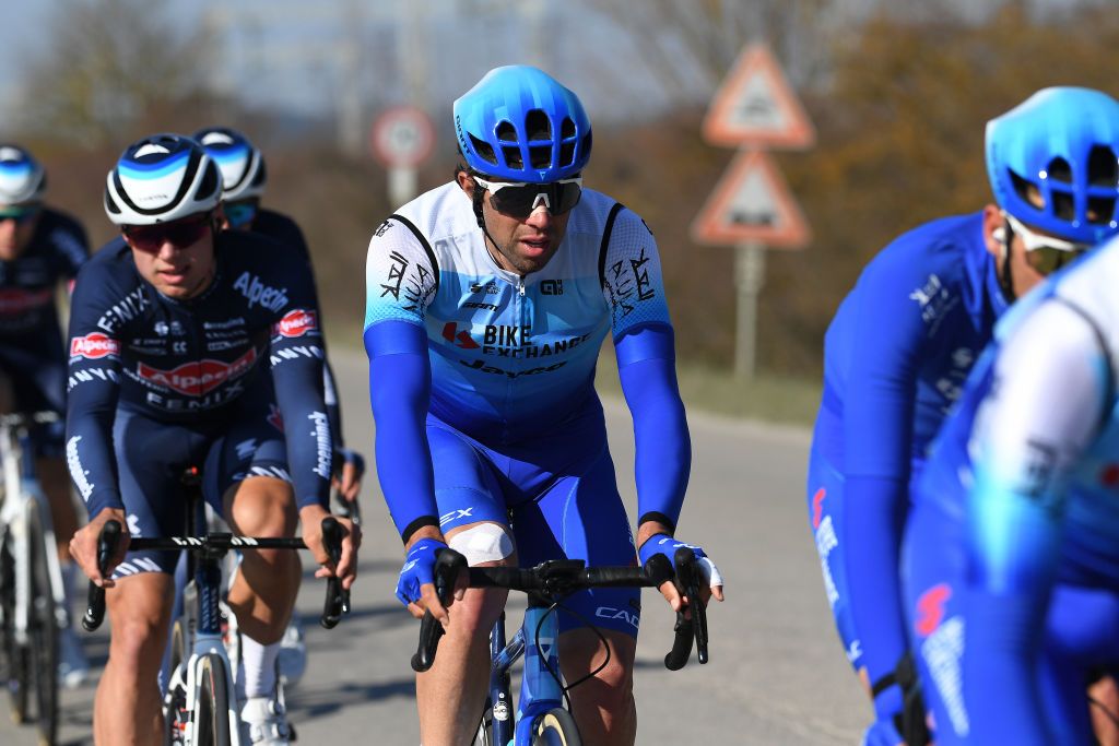 TERNI ITALY MARCH 09 Michael Matthews of Australia and Team BikeExchange Jayco during the 57th TirrenoAdriatico 2022 Stage 3 a 170km stage from Murlo to Terni TirrenoAdriatico WorldTour on March 09 2022 in Terni Italy Photo by Tim de WaeleGetty Images