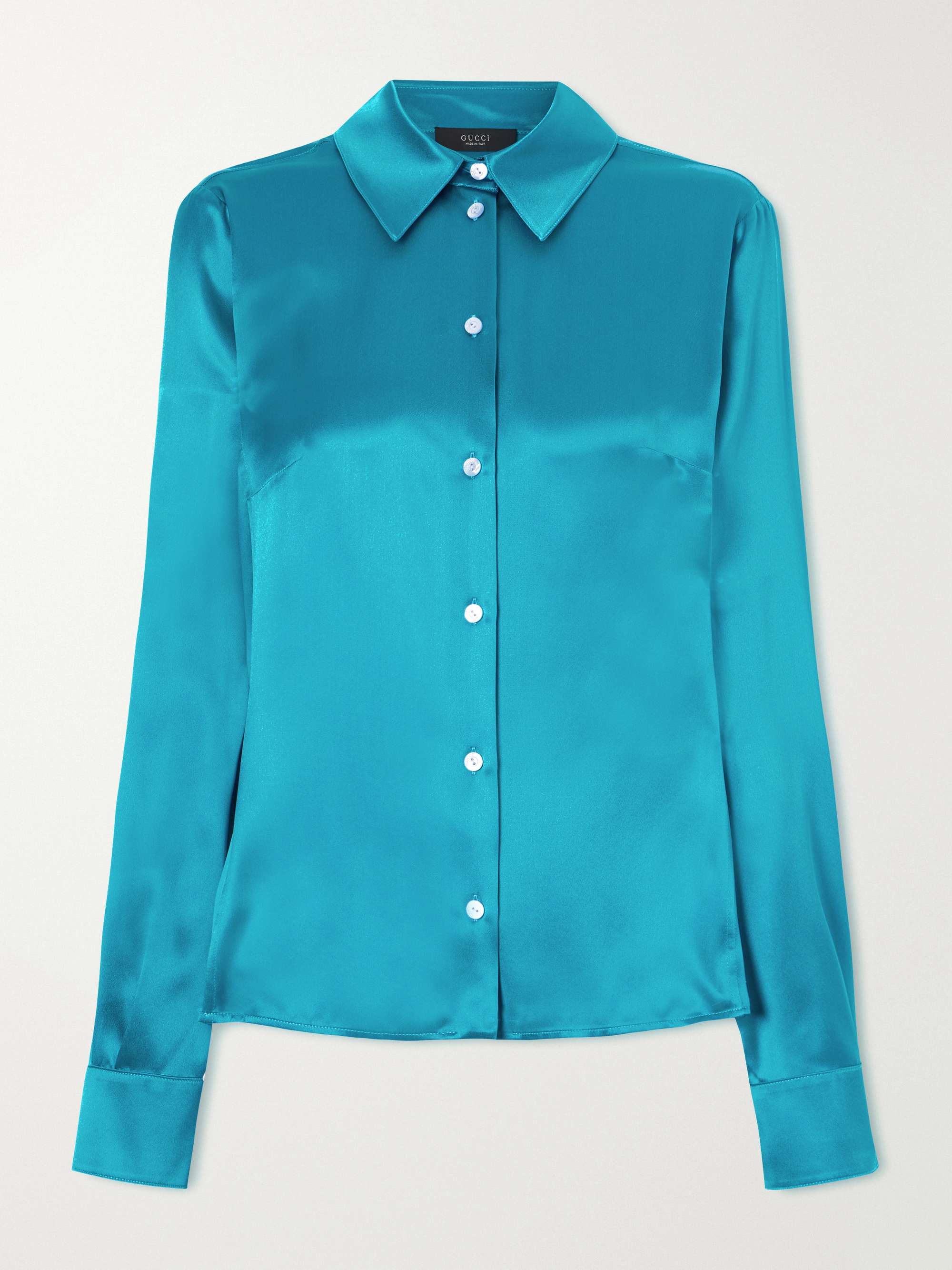 Silk-Satin Shirt
