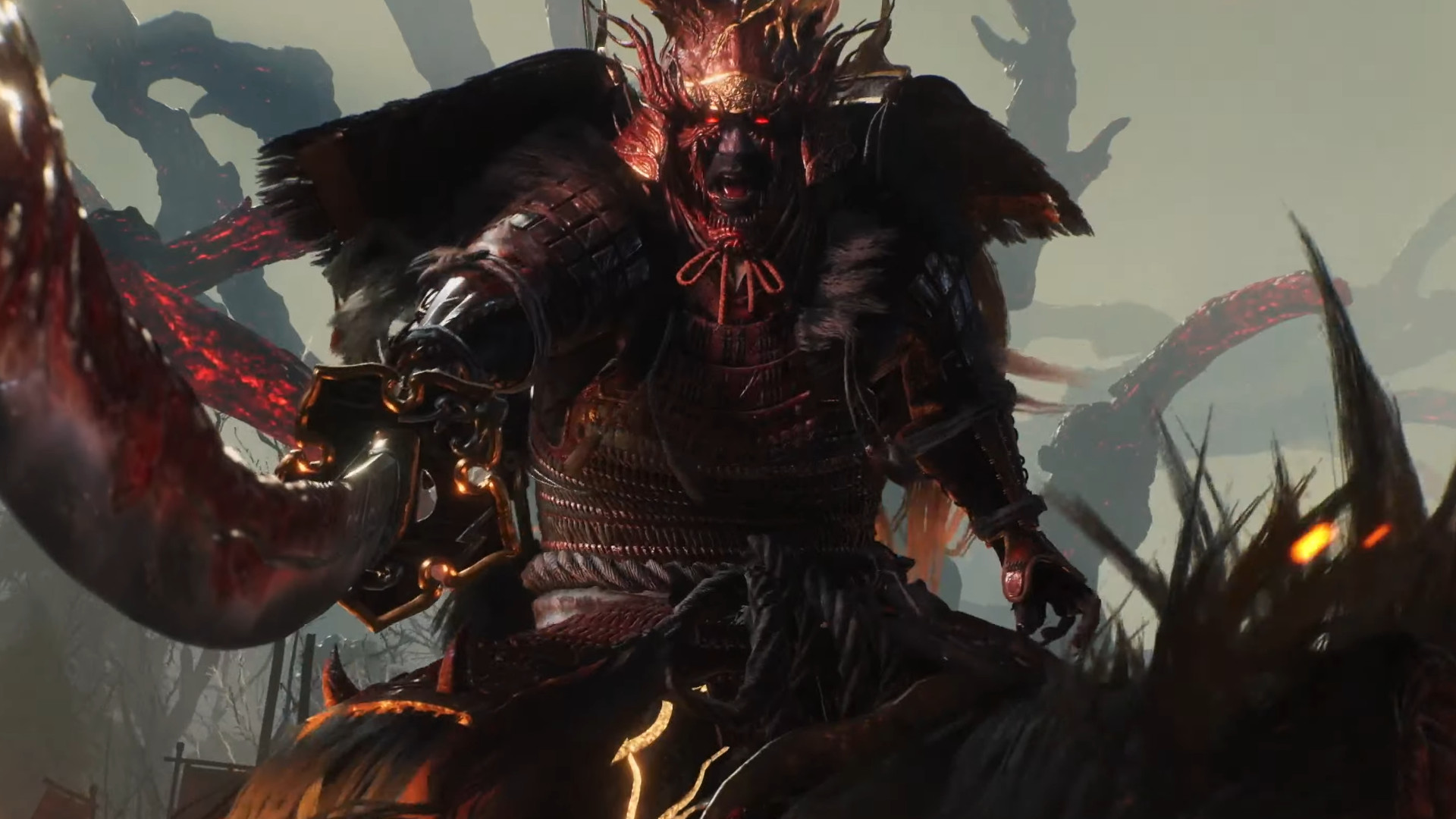 A screenshot of the upcoming PS5 game, Nioh 3