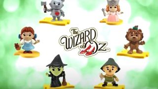 The Wizard of Oz 75th Anniversary Happy Meal toy collection.