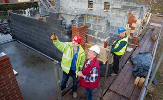 builders on site