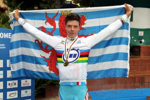 Men's junior world time trial champion Bob Jungels (Luxembourg)