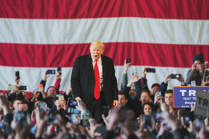 Republican presidential candidate Donald Trump in April 2016. 