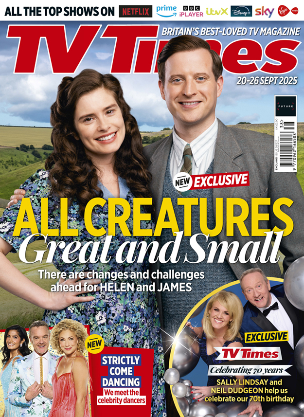 TV Times cover with All Creatures Great and Small cast on the cover