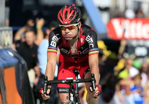 Cadel Evans (BMC) had a tough day.