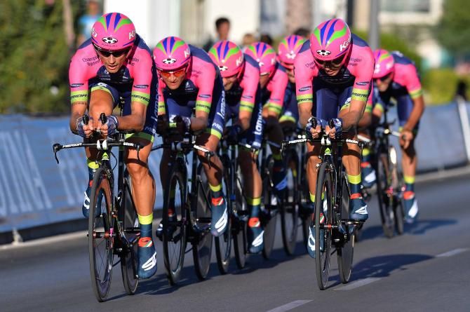 Lampre-Merida in the Vuelta a Espa&ntilde;a team time trial