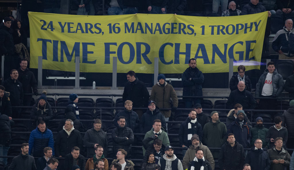 Tottenham Hotspur fans have long been displeased with their club