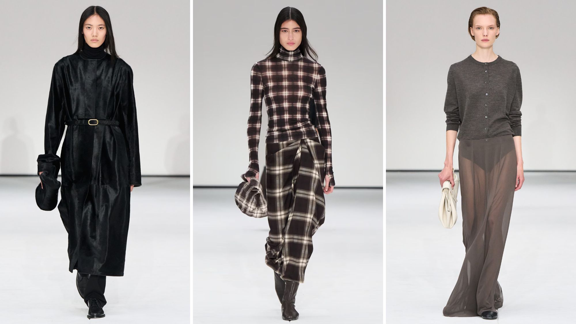 models wearing cos new in pieces for autumn 2025