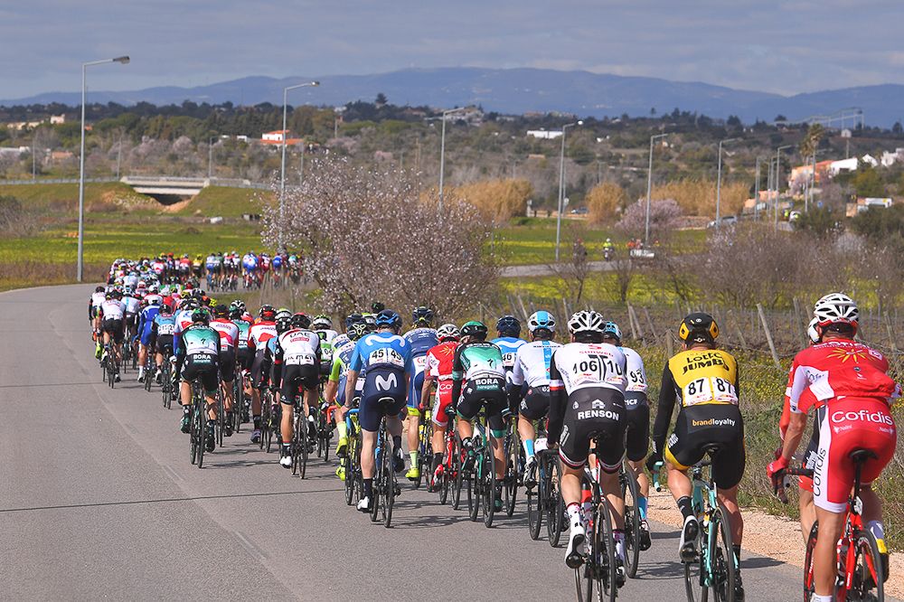 Scenery along the route of stage 1 at Volta ao Algarve