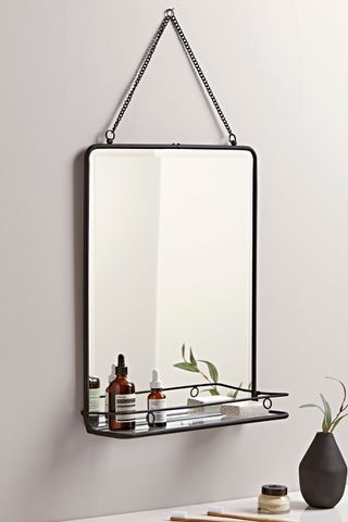 Cox & Cox Folding Mirror in Black