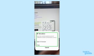 how to scan qr codes on galaxy s22 alt step 4