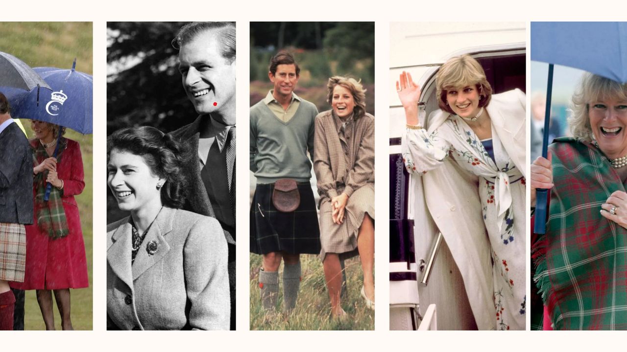 Royals on honeymoon collage