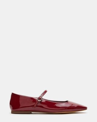 Maple Wine Patent Mary Jane Ballet Flat | Women's Flats – Steve Madden