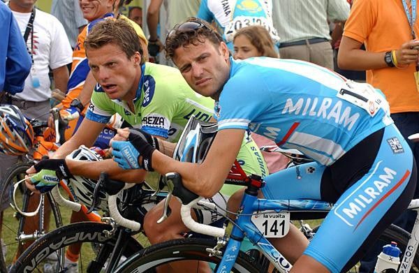 Di Luca and Petacchi don't look impressed