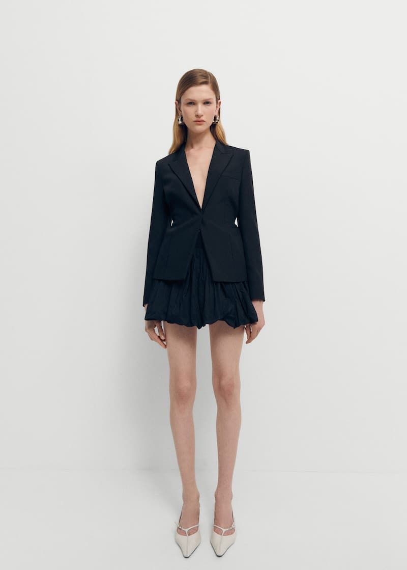 Bubble hem skirt from mango