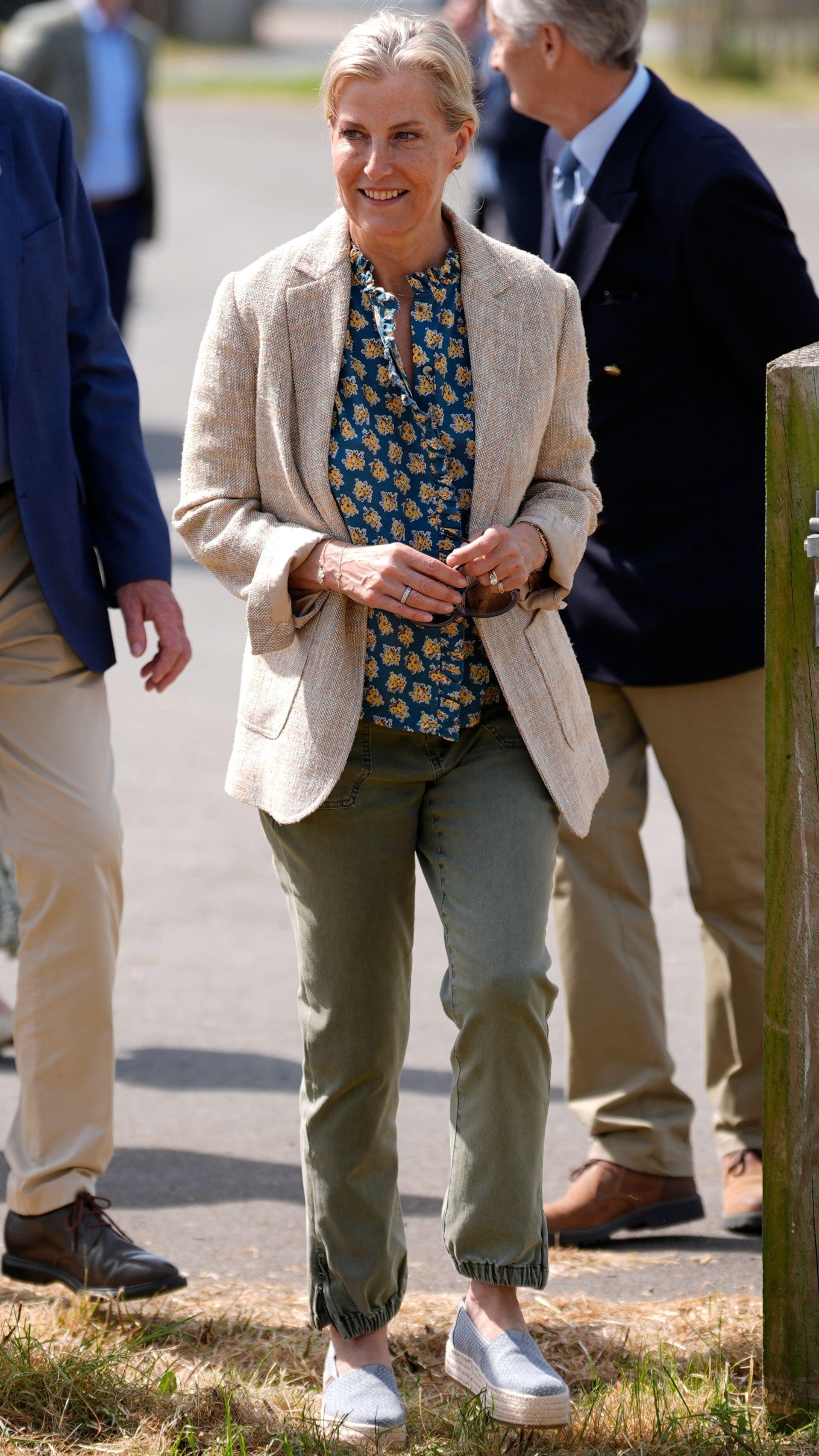 Duchess Sophie during a visit to see preparations for LEAF Open Farm Sunday in celebration of the 20th anniversary