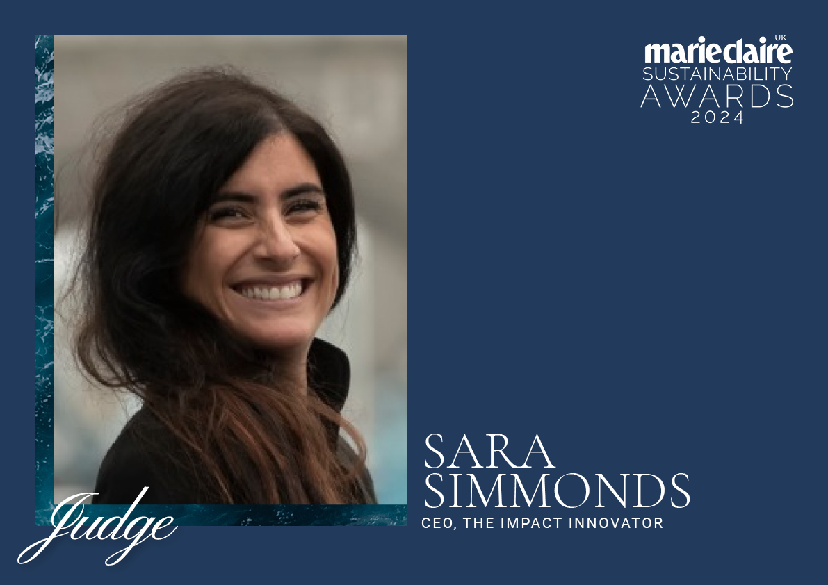 Marie Claire Sustainability Awards judges 2024 - Sara Simmonds